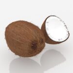 Coconut-and-open-coconut-3D-Model