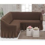 Чехол на угловой диван коричневый-500×500